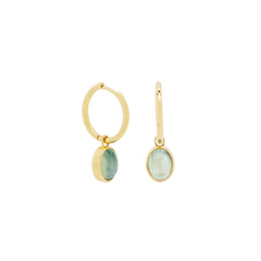 Gem Drop Earrings Chalcedony