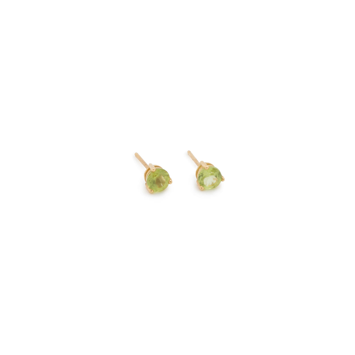 Sol Studs Green Sapphire