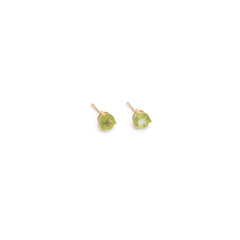 Sol Studs Green Sapphire